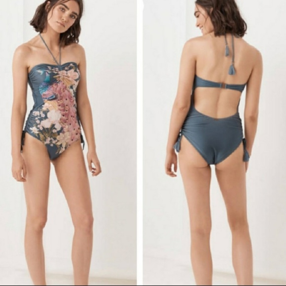 NEW! Spell & The Gypsy Collective Waterfall One Piece Swim Small